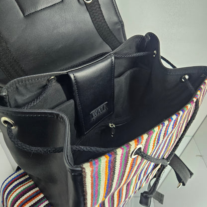 MOCHILA WALI CUERO _ Multicolor