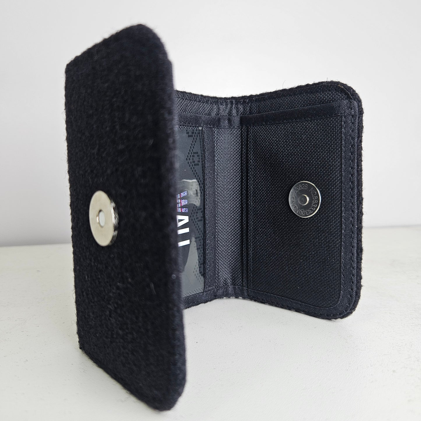 Billetera Perdiz Negro (Triple Unisex)
