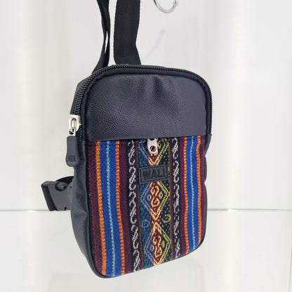 Pechera cuadrada (azul con diseño)