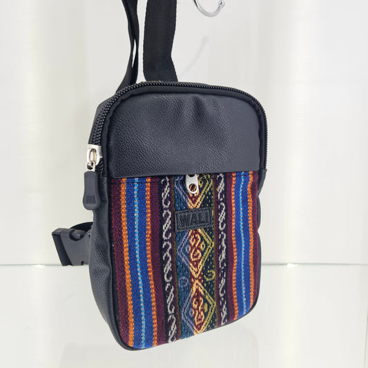 Pechera cuadrada (azul con diseño)