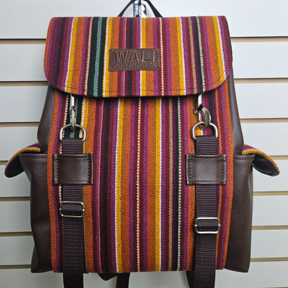 Mochila wali de aguayo natural (potosino)