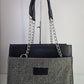 Cartera de cuero (Perdiz blanco)