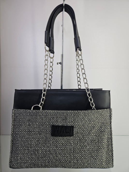 Cartera de cuero (Perdiz blanco)