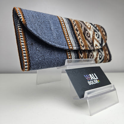 BILLETERA CHEQUERA _ Azul denim