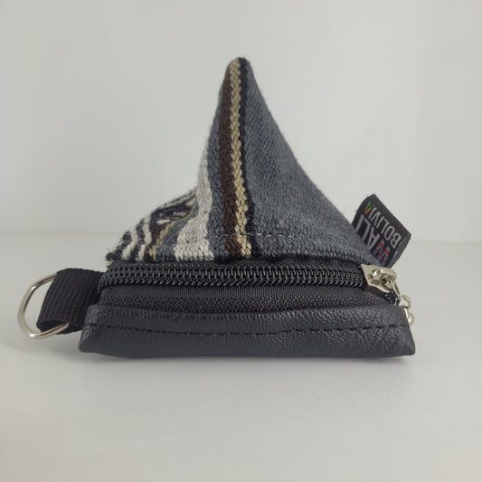 Monedero triangular (plomo oscuro)
