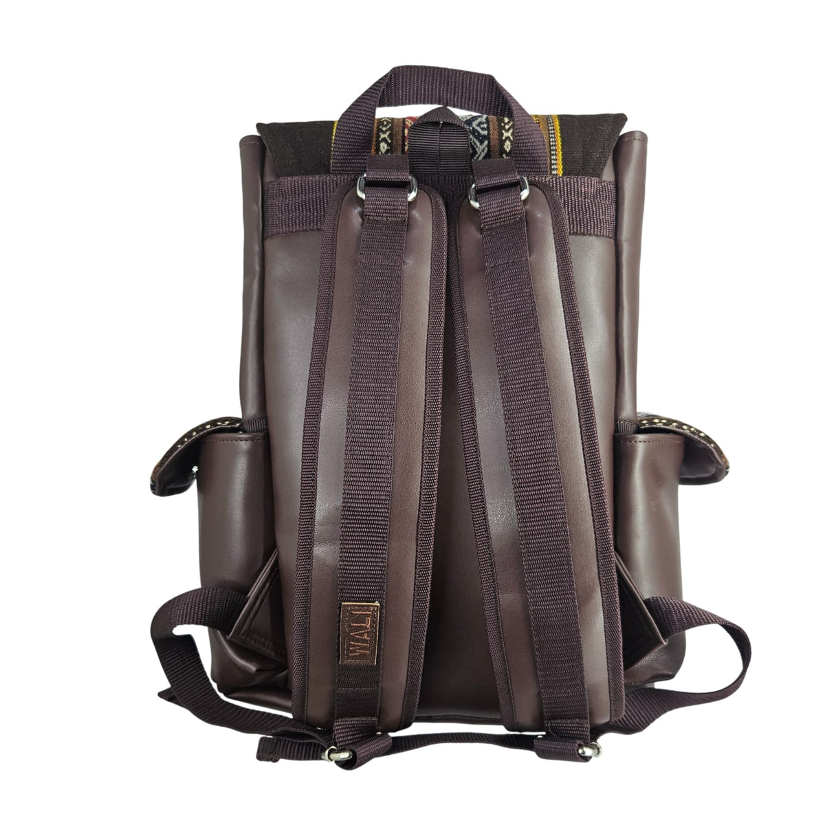 MOCHILA WALI CUERO _ Chocolate