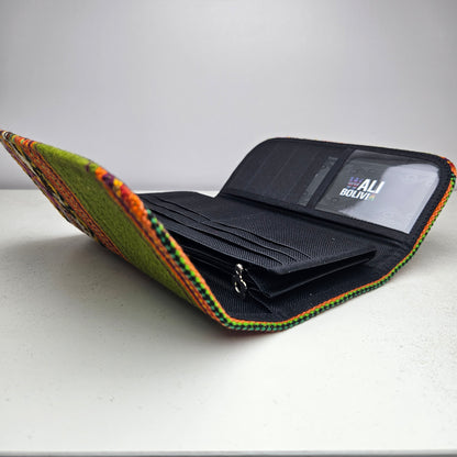 Billetera Portacelular (verde diseño bajo)