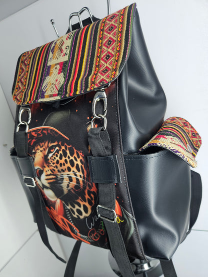 Mochila urbana (leopardo)