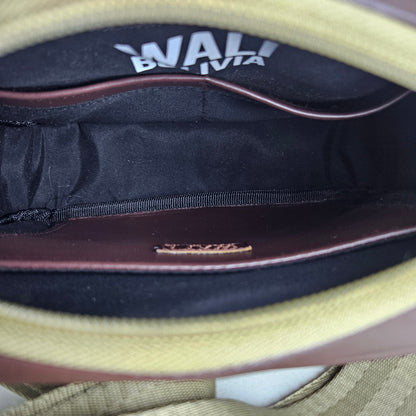 Bandolera de cuero (beige)