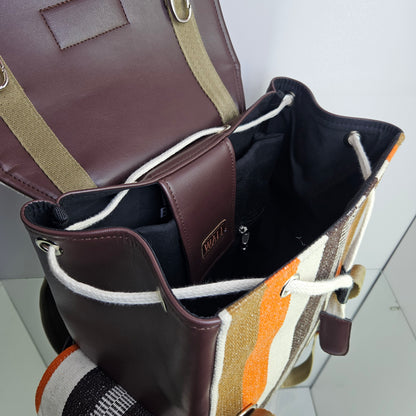 Mochila cuero (camel copper)