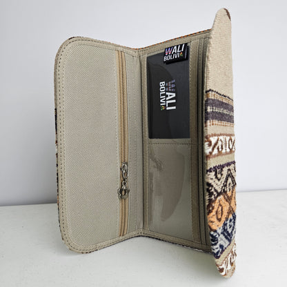 Billetera Chequera (beige diseños)