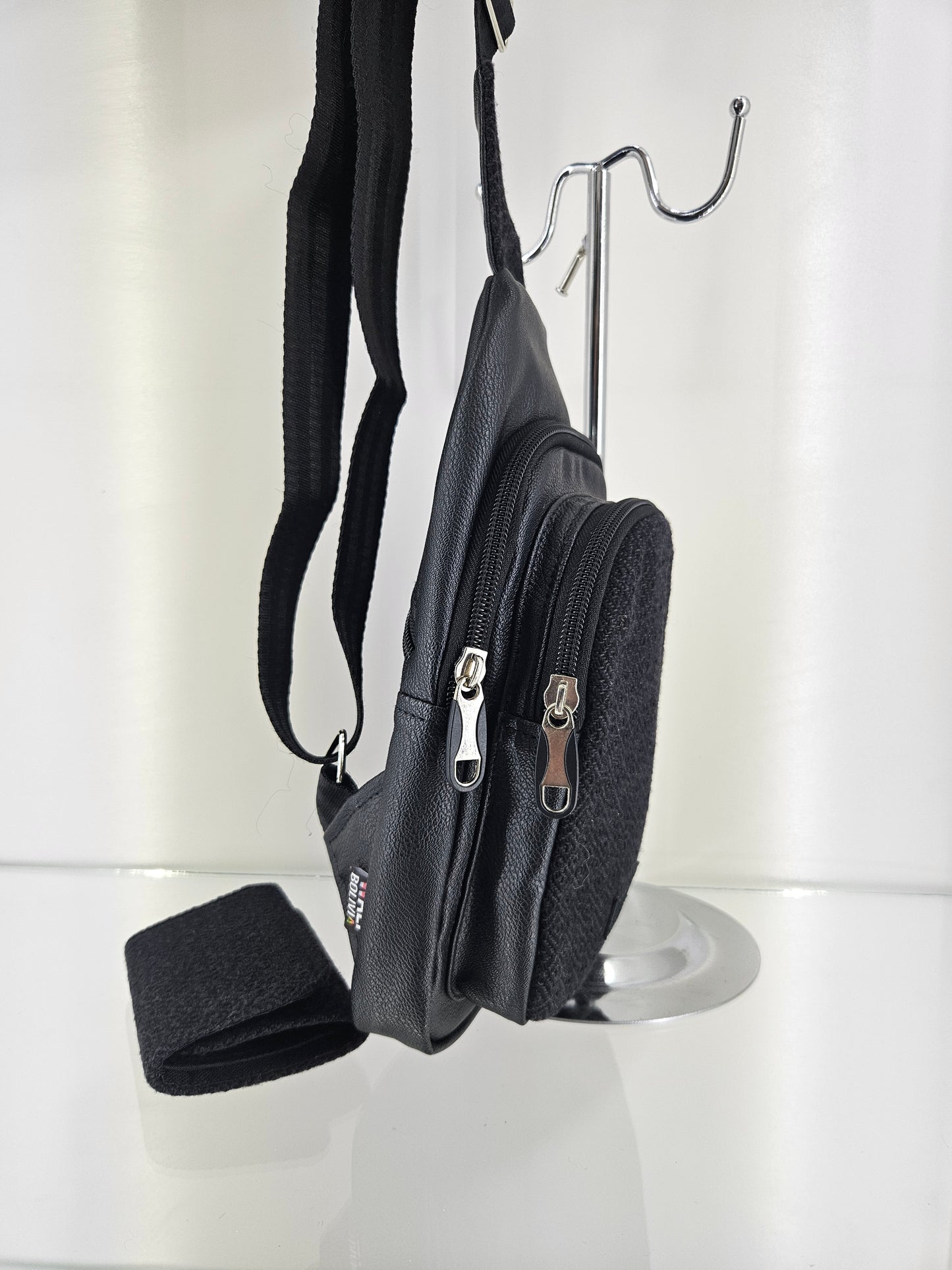 Combo Pechera y billetera triple (Perdiz negro(