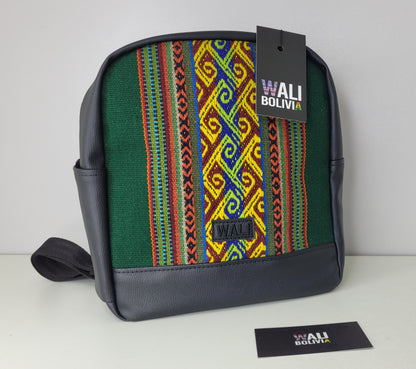 JUEGO DE MOCHILA CHICA ( verde bandera)