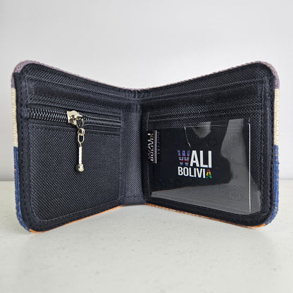 Billetera Azul Combinado(Varon Doble)