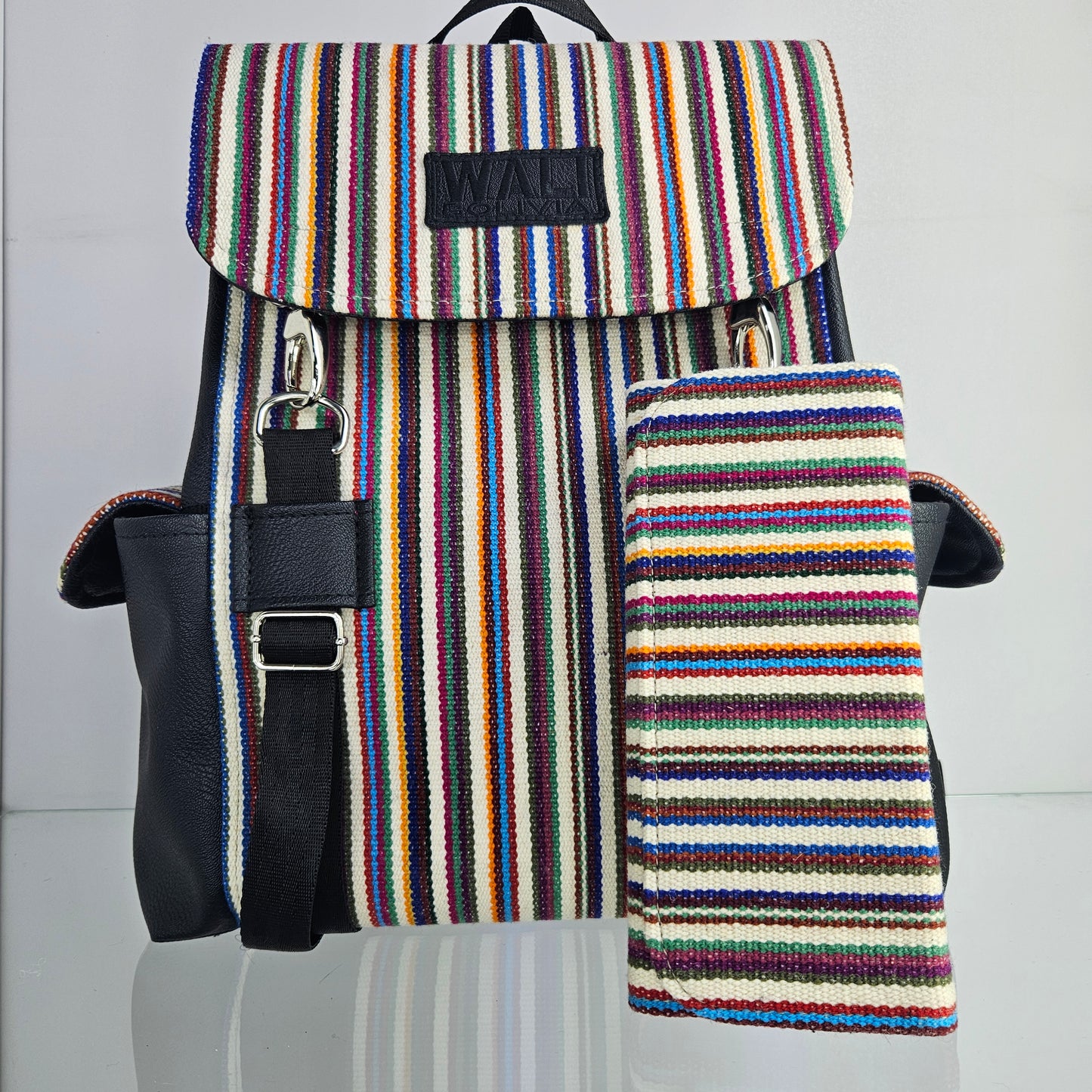 Combo Mochila y billetera (multicolor)