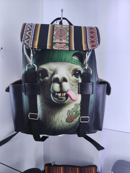 Mochila (diseño llama)