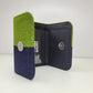 Billetera Triple  (verde y azul)