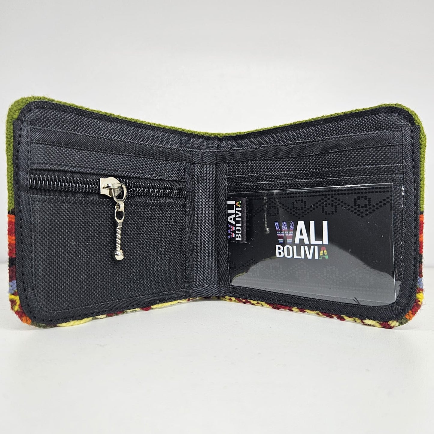 Billetera doble (verde pacai)