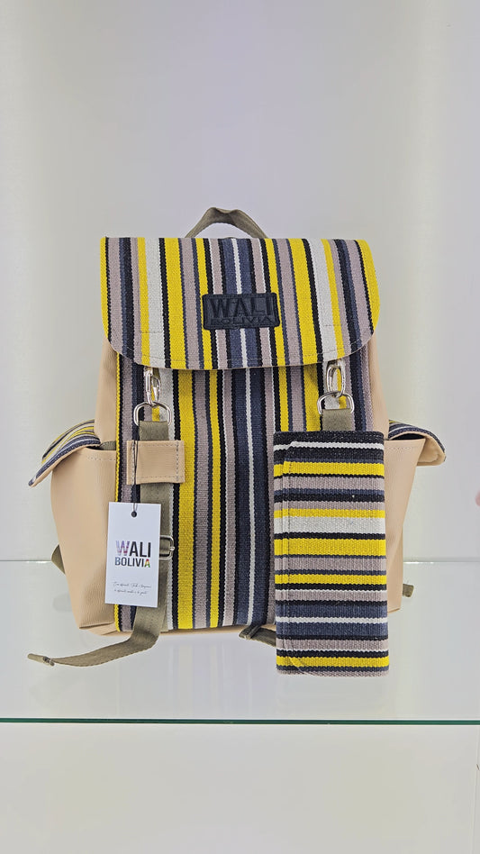 Veis tigre - Mochila y billetera