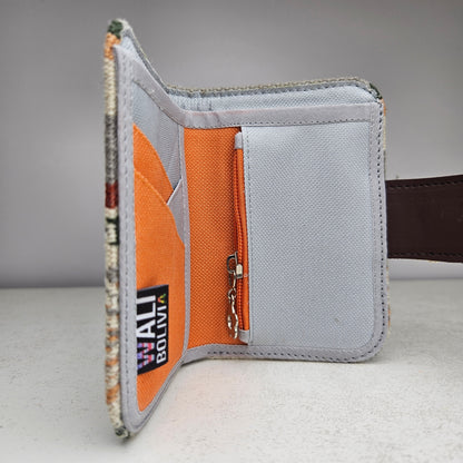 Billetera con broche (ceniza)