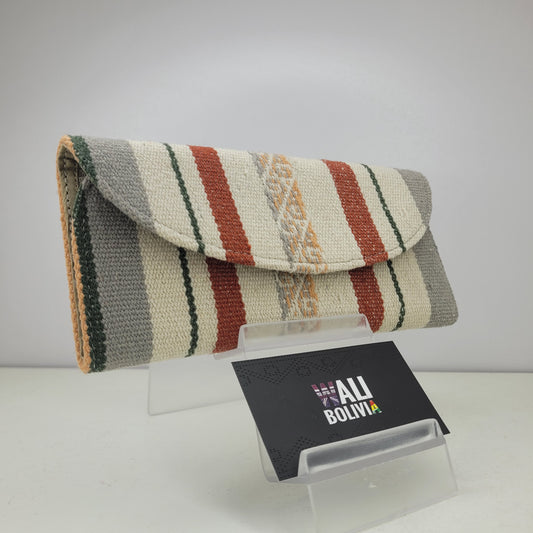 Billetera Chequera (crema)