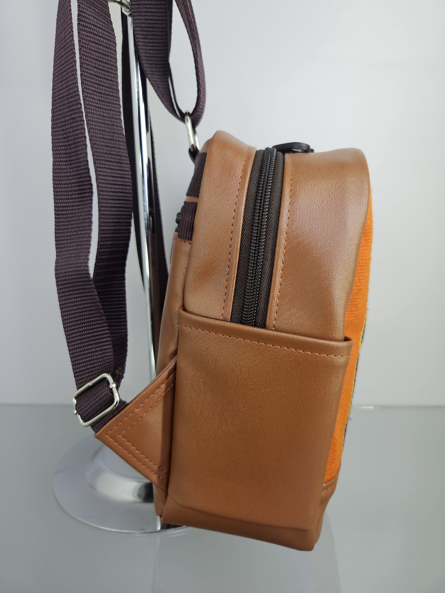 Mochila mini para dama (naranjoso)