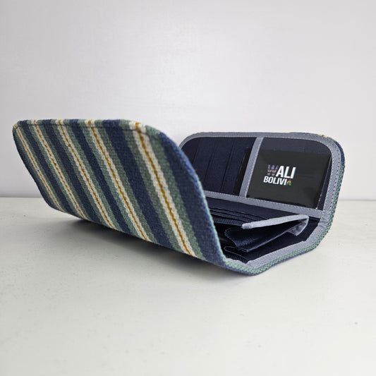 Billetera Portacelular (celeste esmeralda)