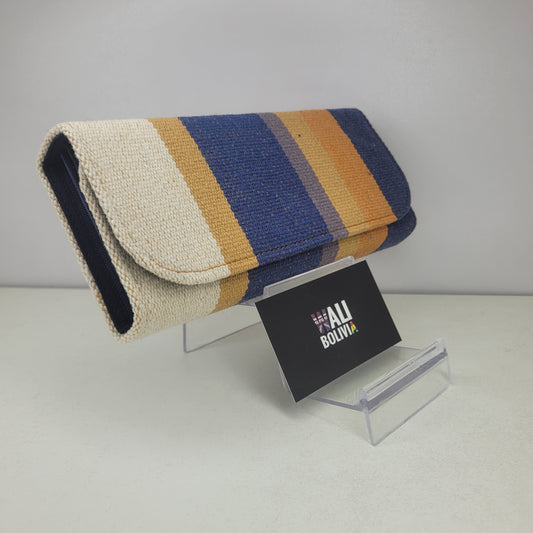 Billetera Porta celular (Azul crema 2 )