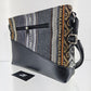 Cartera cuero aguayo (gris lobo)