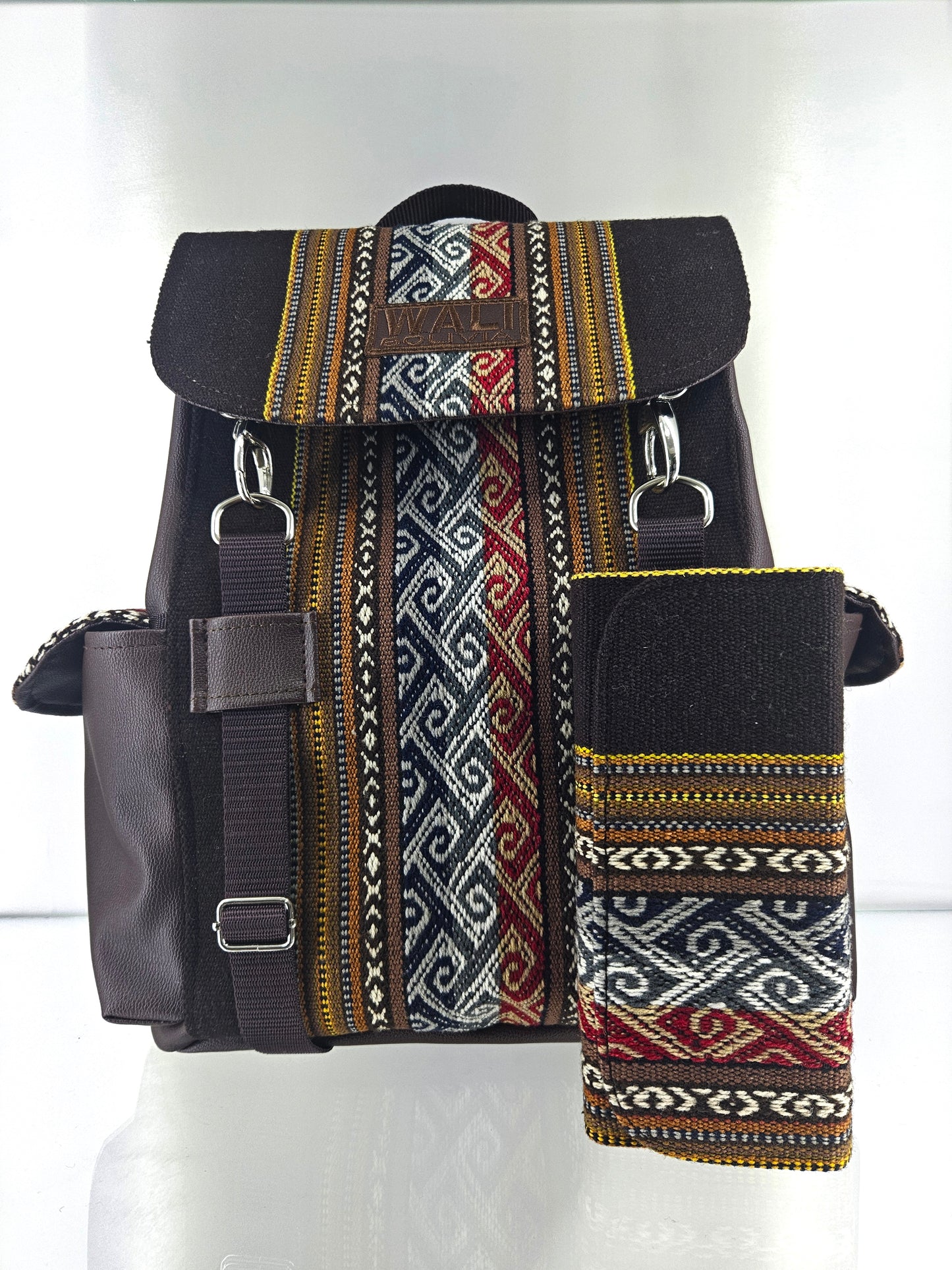 Combo Mochila y billetera (chocolate)