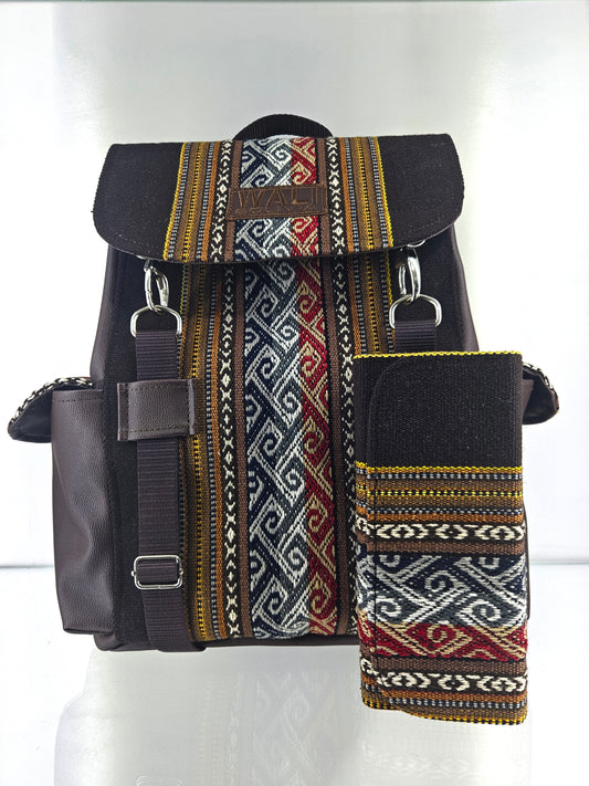 Combo Mochila y billetera (chocolate)