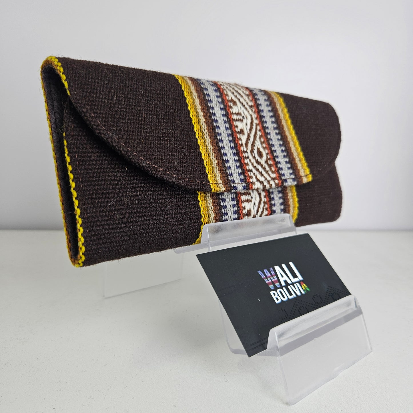 Billetera chequera (chocolate diseño medio)