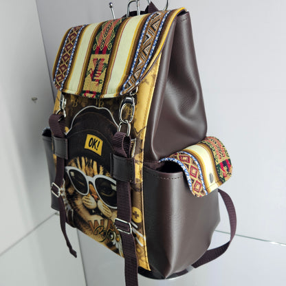Mochila urbana (gatito)
