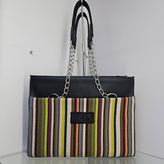 Cartera con cadena (verde fiesta)